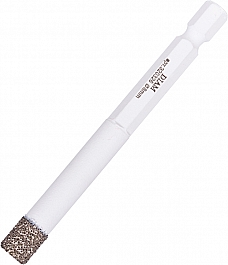 Алмазное сверло вакуумного спекания Diam Extra Line V-Tech HEX-E 1/4" 8 мм Алмазное сверло вакуумного спекания Diam Extra Line V-Tech HEX-E 1/4" 8 мм