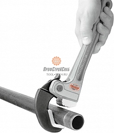 Использование алюминиевого трубного ключа Халилова Ridgid Aluminum RapidGrip 18"